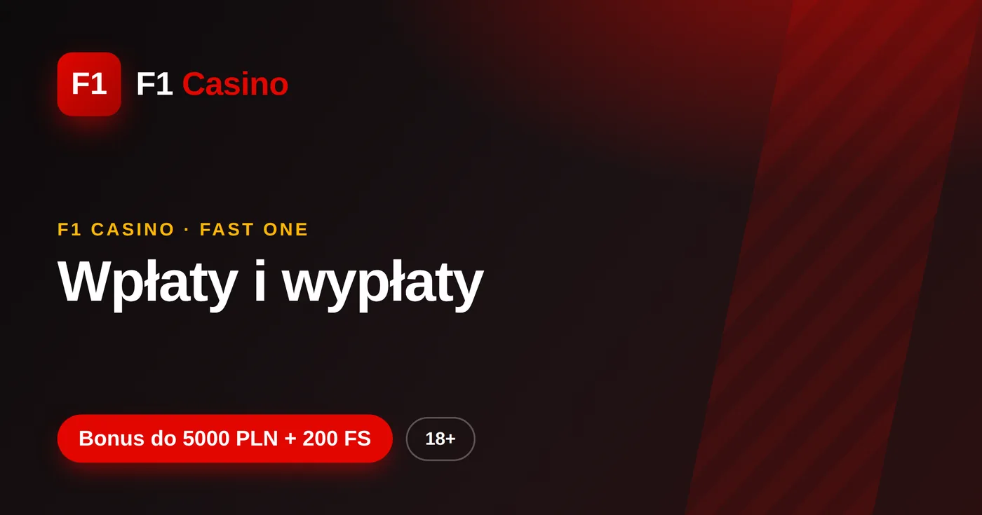F1 Casino płatności